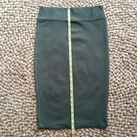 Stretch-Knit Pencil Skirt - Picture 3 of 8